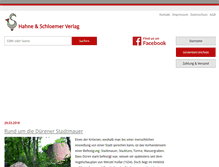 Tablet Screenshot of hahne-schloemer.de